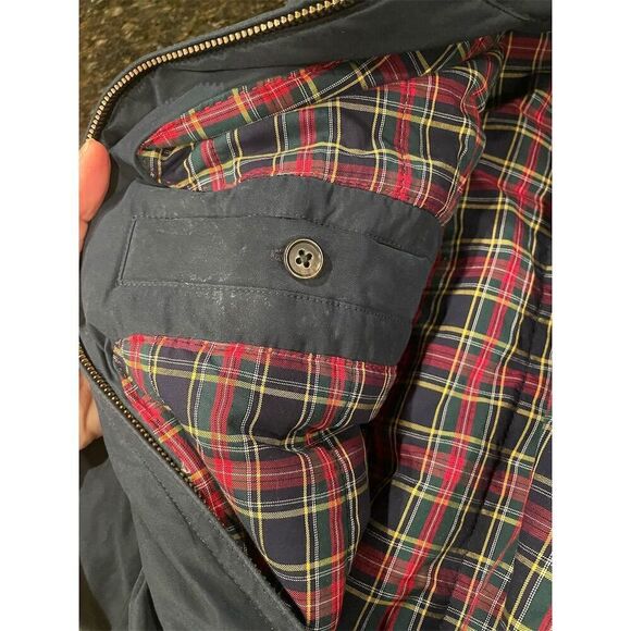 Daniel Cremieux Men's XL Blue Quilted, Preppy Spring Jacket Suede Feel - Picture 12 of 12